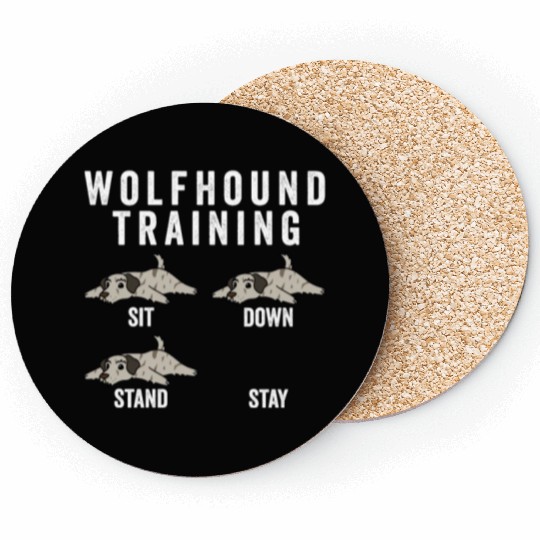 Irish Wolfhound Training Coasters