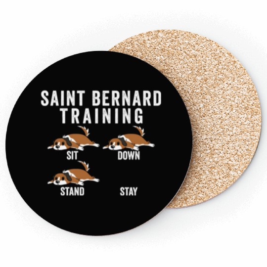 Saint Bernard Training Coasters