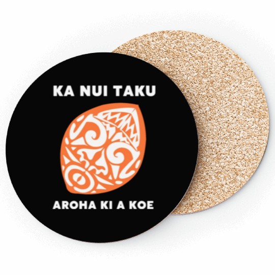 Maori Hei Tiki T Tattoo New Zealand Coasters