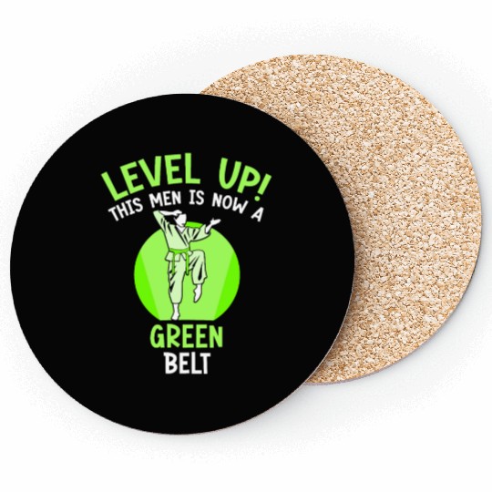 Level Up! This men is now a green belt Coasters