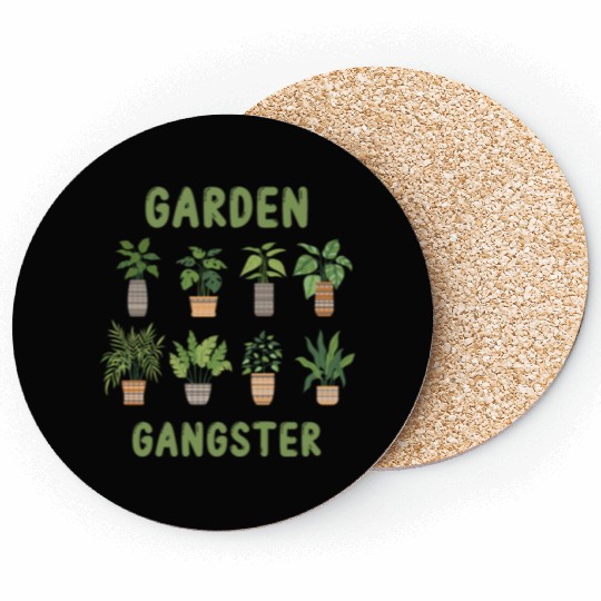 Garden Gangster Flower Enthusiast Coasters
