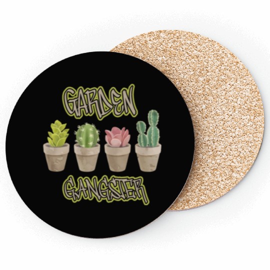 Garden Gangster Flower Enthusiast Coasters