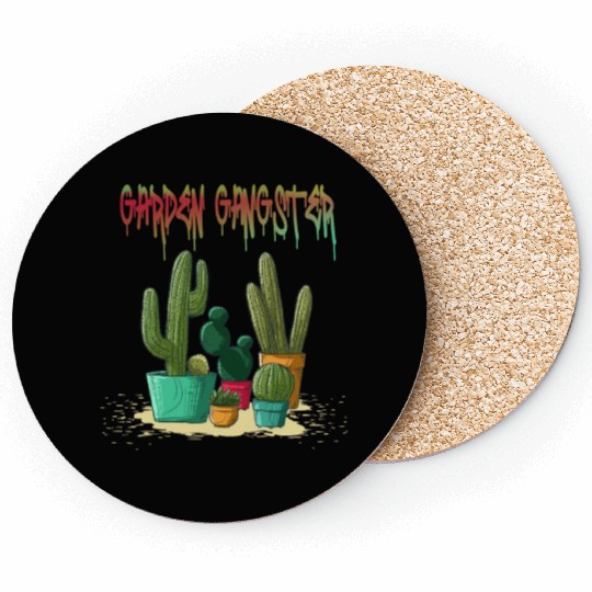 Garden Gangster Flower Enthusiast Coasters