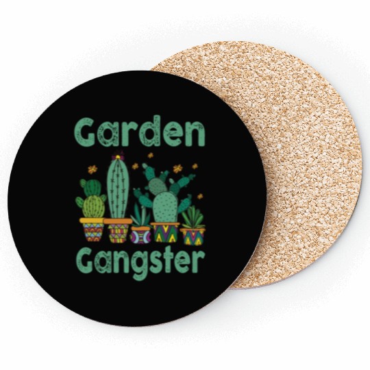 Garden Gangster Flower Enthusiast Coasters