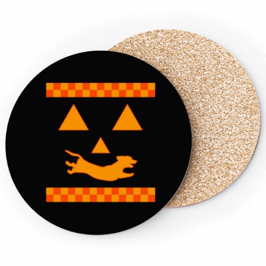 Halloween Coasters, Dachshund Cute Coasters, Dachshund