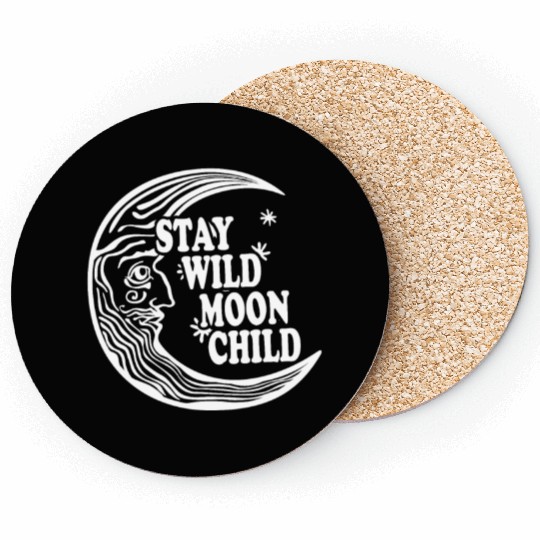 Stay Wild Moon Child Coasters