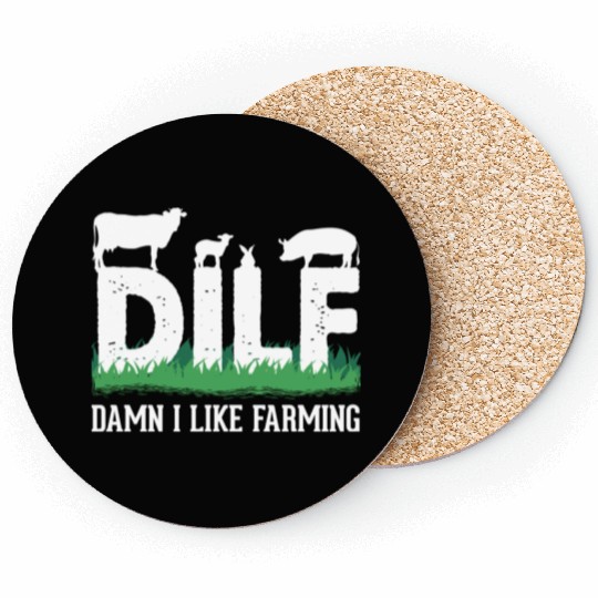 Farmer Adult Humor Agriculture Coasters