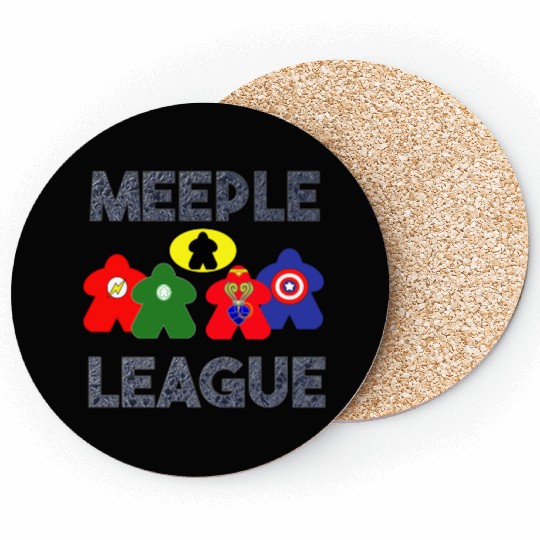 Meeple League Coasters