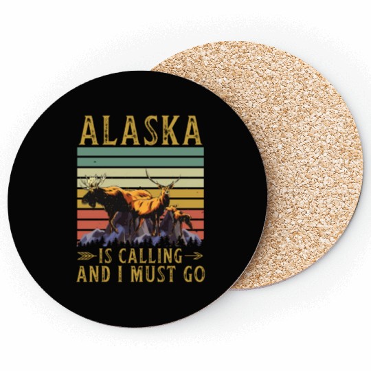 Alaska Gift USA Natur Bär Denali Grizzly Wald Coasters