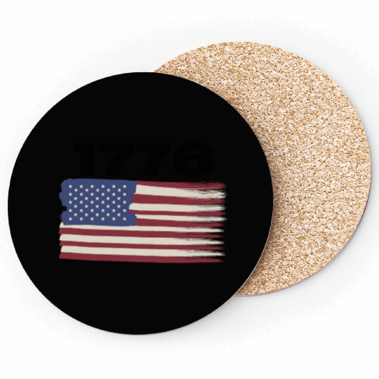 1776 | USA Flag| USA | America | United States Coasters