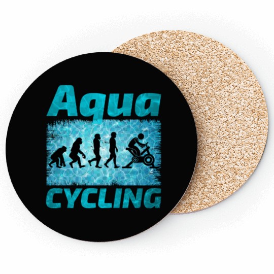Aqua Cycling Swimming Pool Fitness Evolution Coasters