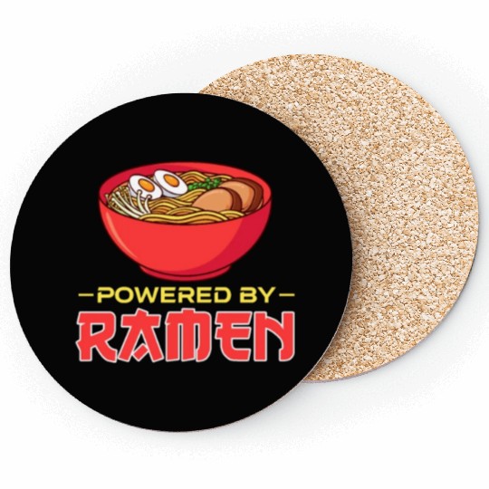 Powered By Ramen Coasters