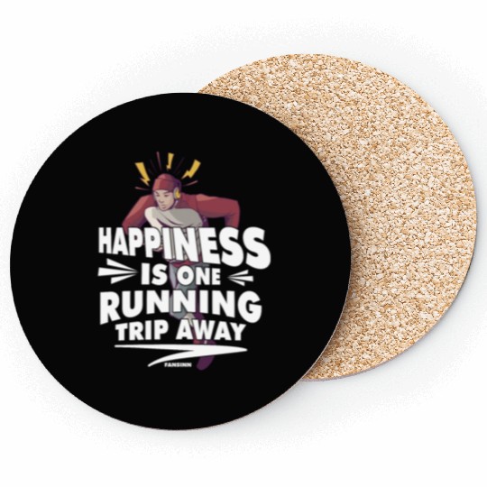 Run jogging sport race training gift Coasters