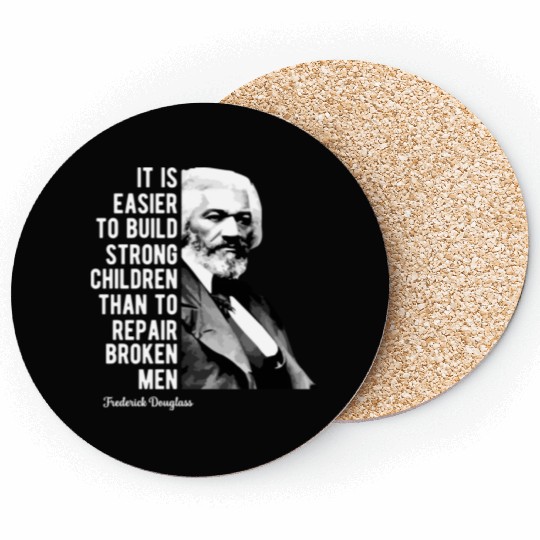 Frederick Douglass Quote For Black History Month Coasters
