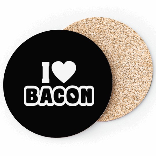 i love bacon classic Coasters