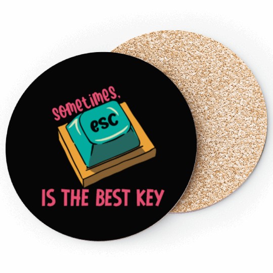 Software Engineer Computer Key Programming Coasters