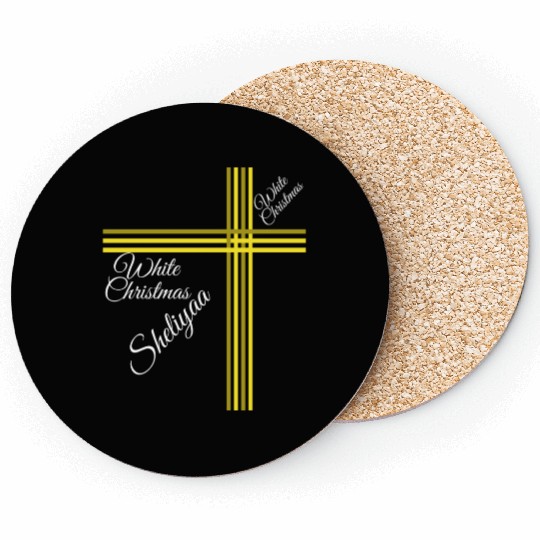 White Christmas Sheliyaa Coasters