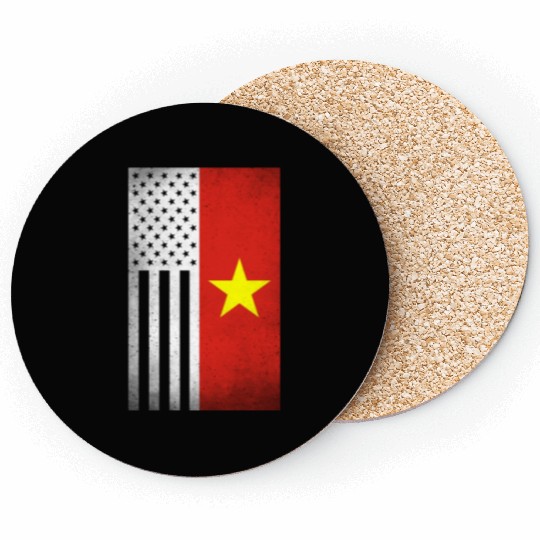 Vietnam Design for proud Vietnamese Americans Coasters