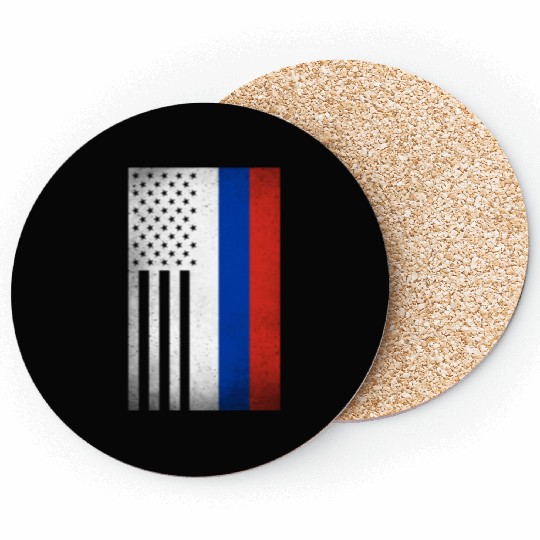 Russia Design for proud Russian Americans Coasters