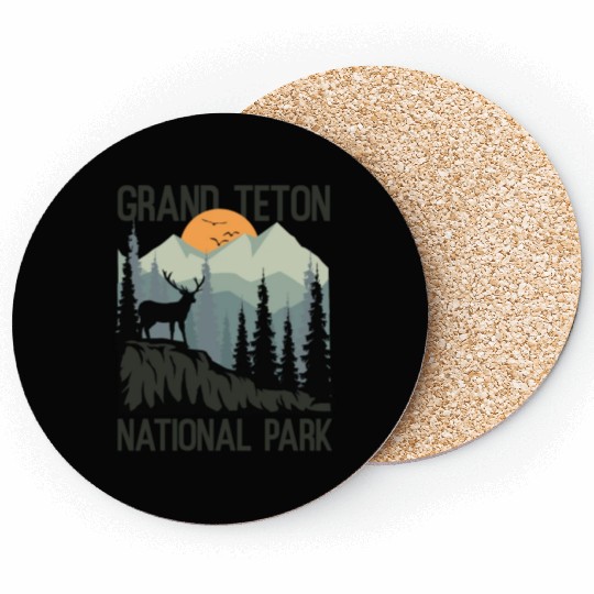 Grand Teton National Park Mountains Wilderness Coasters