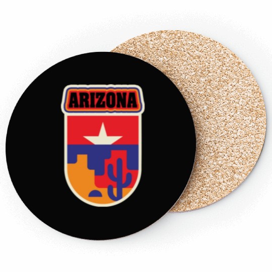 US States Arizonna Coasters