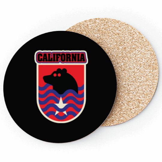 US States CALIFORNIA Coasters