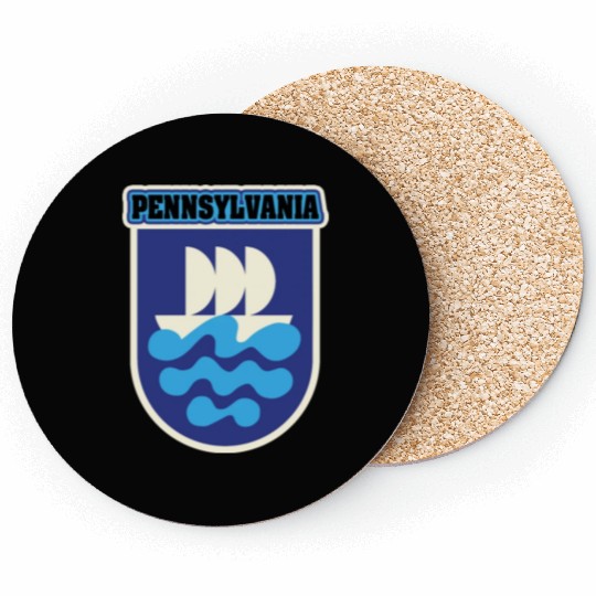 US States PENNSYLVANIA Coasters