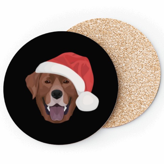 Labrador Merry Christmas Coasters