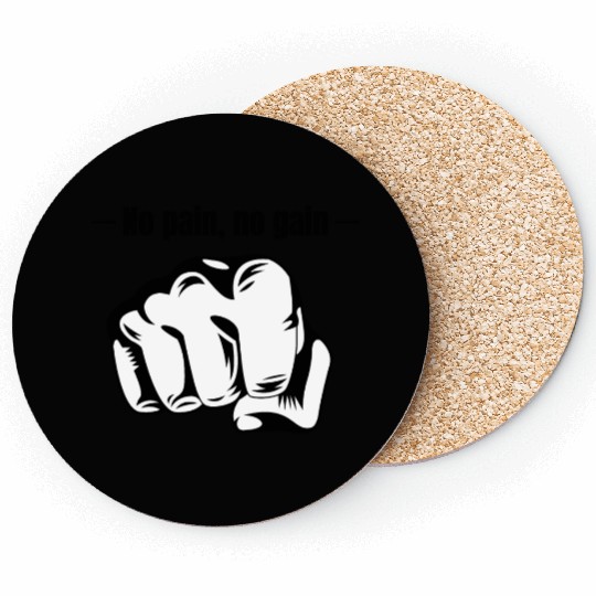 No pain no gain Coasters
