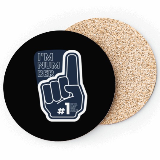 I'm number 1 affirmation Coasters