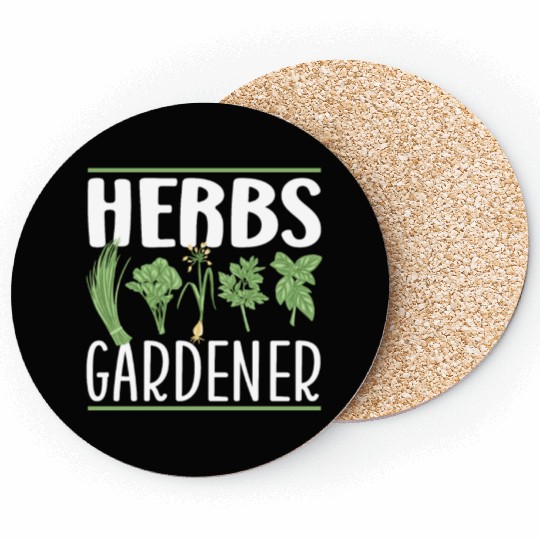 Herbs Gardener Herb Herbalist Herbalism Gardening Coasters