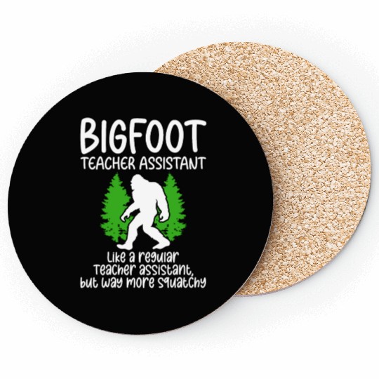 Bigfoot Party Supplies Bigfoot Teacher Assistant Coasters