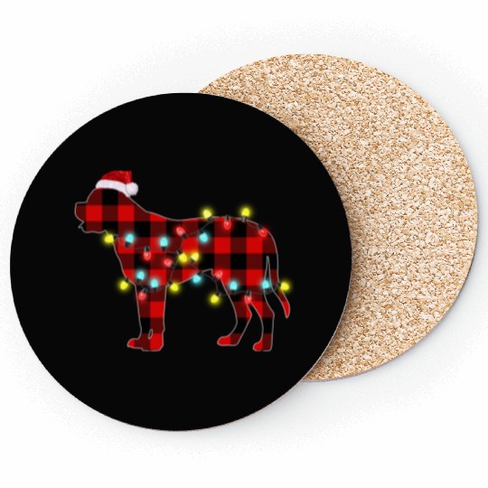 Mastiff Christmas Dog Lover Pajamas Coasters