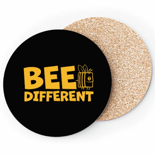 bee different saying quote Coasters
