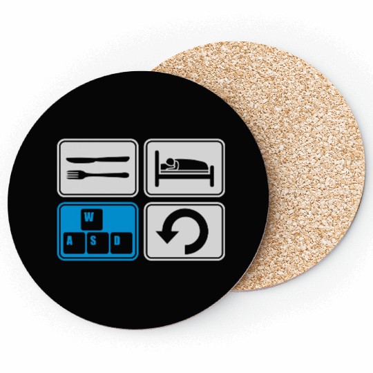 gaming daily repeat computer Coasters