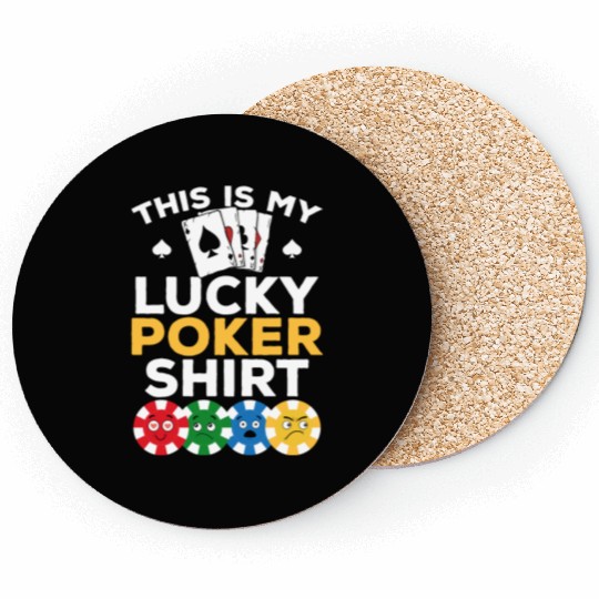 Poker Player - This Is My Lucky Poker Coasters - Poke