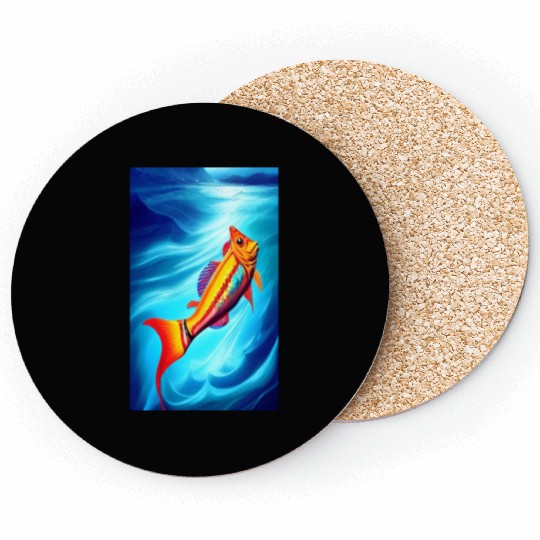 Colorful fish Coasters