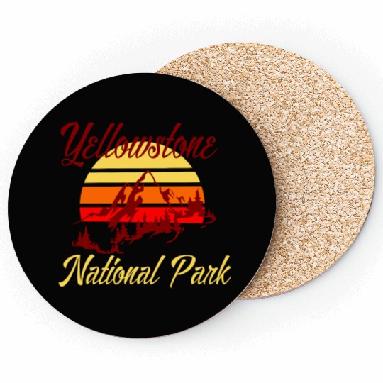 National, graphic, retro, Park, vintage, National Coasters