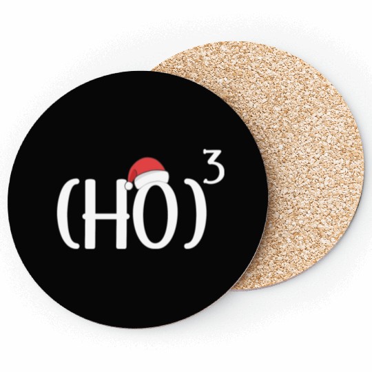 HO HO HO - Santa Claus Christmas Gift Idea Coasters