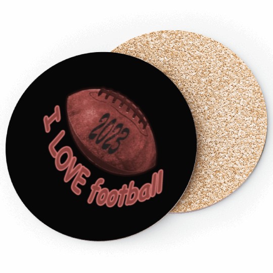 i love football Coasters