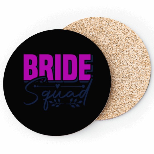 Bride Squad Coasters Design