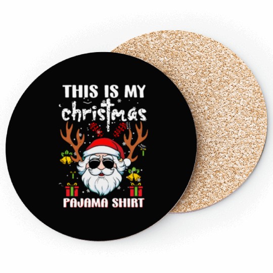 This Is My Christmas Pajama Coasters