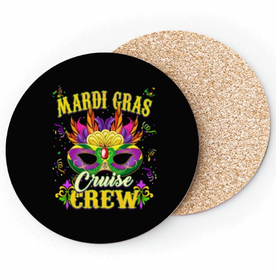 Cool Mardi Gras Cruise Crew Coasters