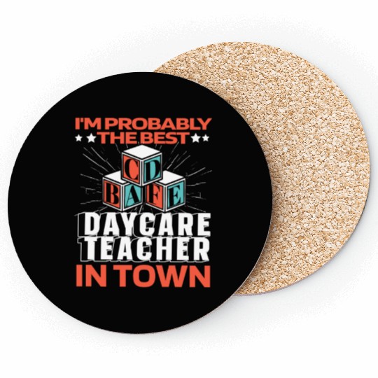 Daycare Teacher Funny Coasters