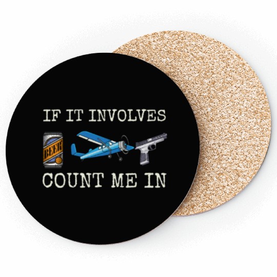 Light Aviation Propeller RC Airplane Pilot Beer Dr Coasters