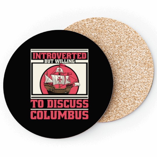 Columbus Day 1492 Coasters