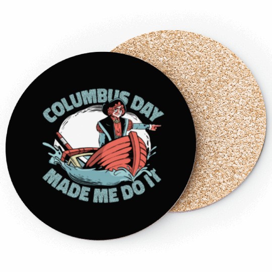 Columbus Day 1492 Coasters