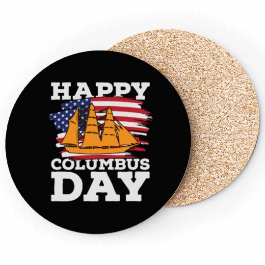 Columbus Day 1492 Coasters
