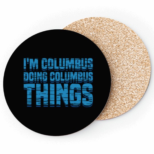 Columbus Day 1492 Coasters