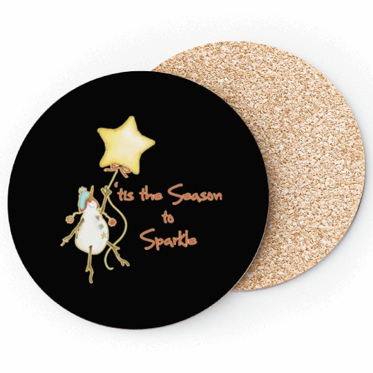 'tis the season to sparkle Coasters